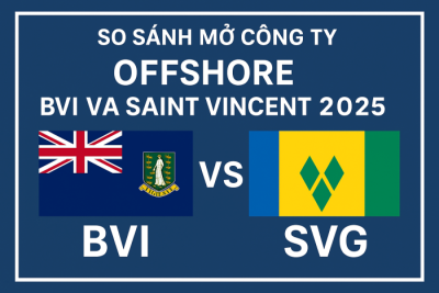 So sánh mở công ty offshore tại British Virgin Islands (BVI) và Saint Vincent and the Grenadines (SVG) năm 2025