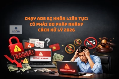 Chạy ads bị khóa liên tục: Có phải do pháp nhân? Cách xử lý 2026