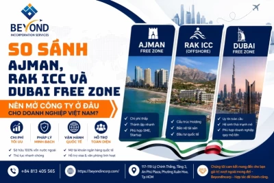 So sánh Ajman, RAK ICC và Dubai Free Zone: Đâu là lựa chọn tối ưu cho doanh nghiệp Việt năm 2026?