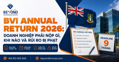 BVI Annual Return 2026: Doanh nghiệp phải nộp gì, khi nào và rủi ro bị phạt