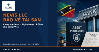 Nevis LLC cho bảo vệ tài sản: Charging Order, ngân hàng và rủi ro cho người Việt Nevis LLC cho bảo vệ tài sản: Charging Order, ngân hàng và rủi ro cho người Việt