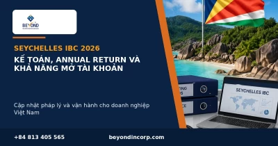 Seychelles IBC 2026: nghĩa vụ lưu trữ kế toán, Annual Return và khả năng mở tài khoản Seychelles IBC 2026: nghĩa vụ lưu trữ kế toán, Annual Return và khả năng mở tài khoản