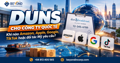 DUNS cho công ty quốc tế: khi nào Amazon, Apple, Google, TikTok hoặc đối tác Mỹ yêu cầu? DUNS cho công ty quốc tế: khi nào Amazon, Apple, Google, TikTok hoặc đối tác Mỹ yêu cầu?