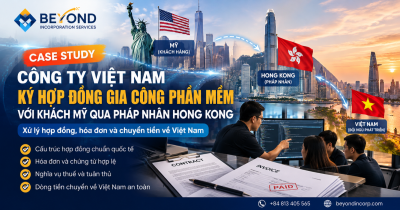 Case Study: Công ty Việt Nam ký hợp đồng gia công phần mềm với khách Mỹ qua pháp nhân Hong Kong – xử lý hợp đồng, hóa đơn và chuyển tiền về Việt Nam Case Study: Công ty Việt Nam ký hợp đồng gia công phần mềm với khách Mỹ qua pháp nhân Hong Kong – xử lý hợp đồng, hóa đơn và chuyển tiền về Việt Nam
