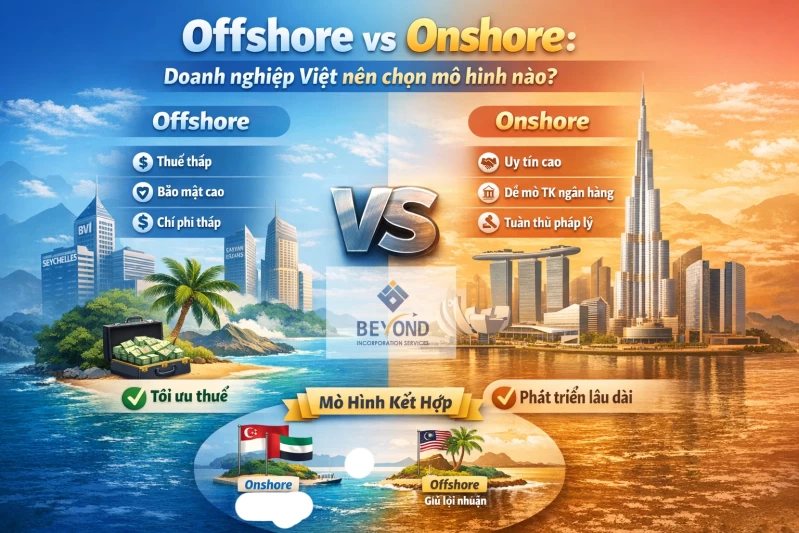 Offshore vs Onshore: Doanh nghiệp Việt nên chọn mô hình nào