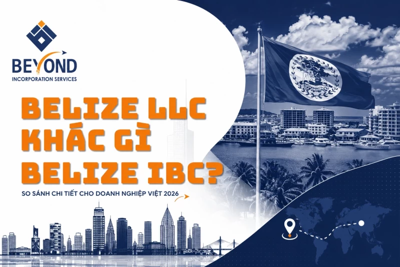 Belize LLC khác gì Belize IBC So sánh chi tiết cho doanh nghiệp Việt