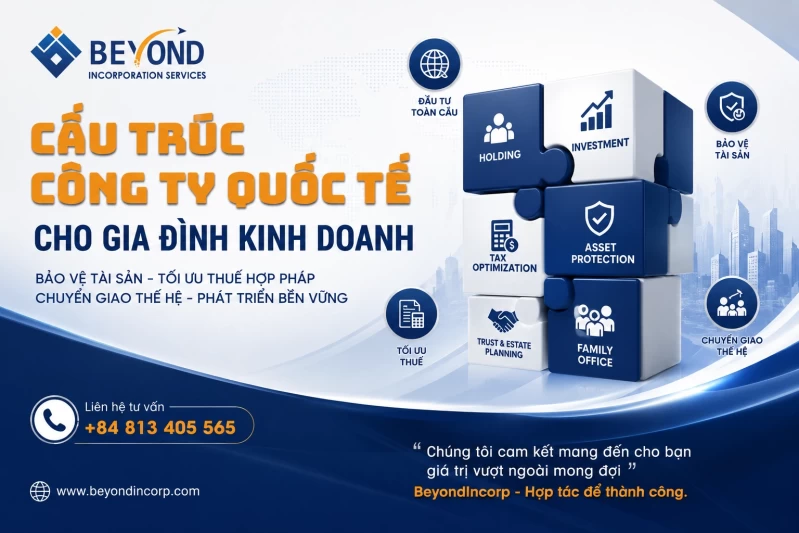 Cấu Trúc Công Ty Quốc Tế Cho Gia Đình Kinh Doanh Giải Pháp Bảo Vệ Tài Sản Và Chuyển Giao Thế Hệ