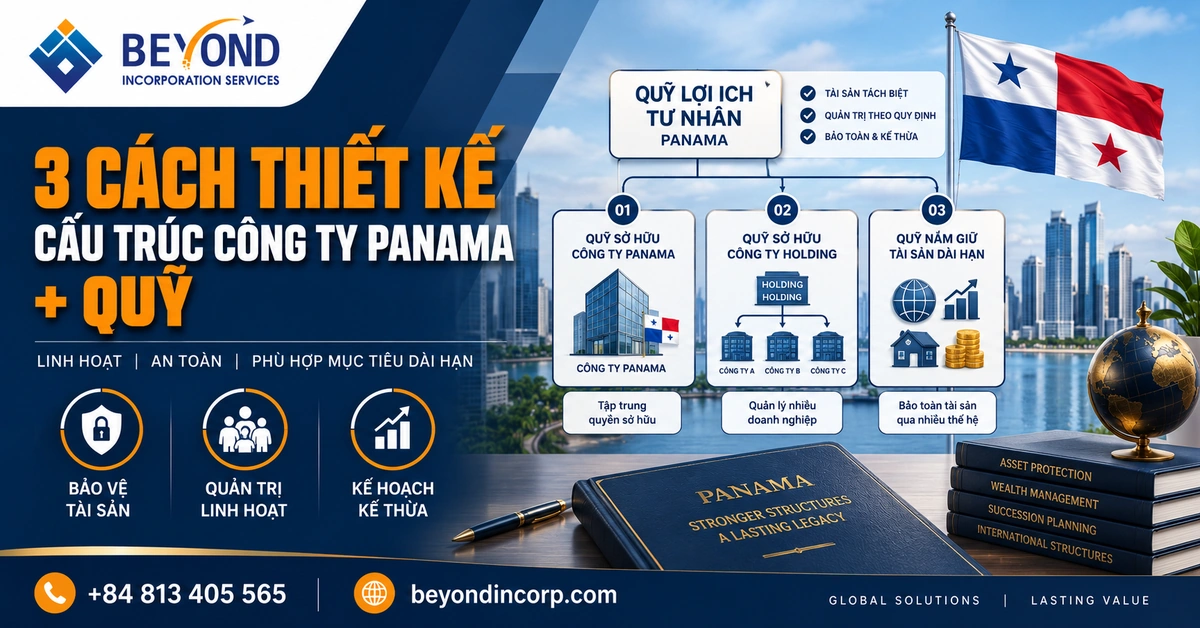 3 cach thiet ke cau truc cong ty panama quy