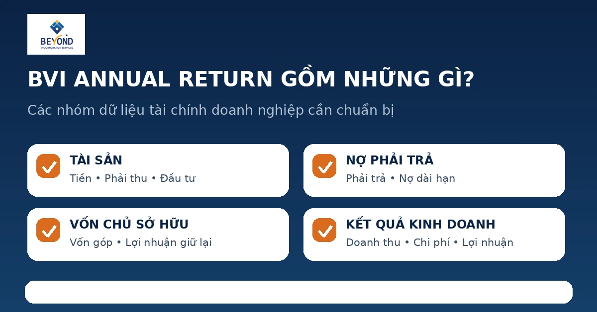 BVI Annual Return gồm những gì